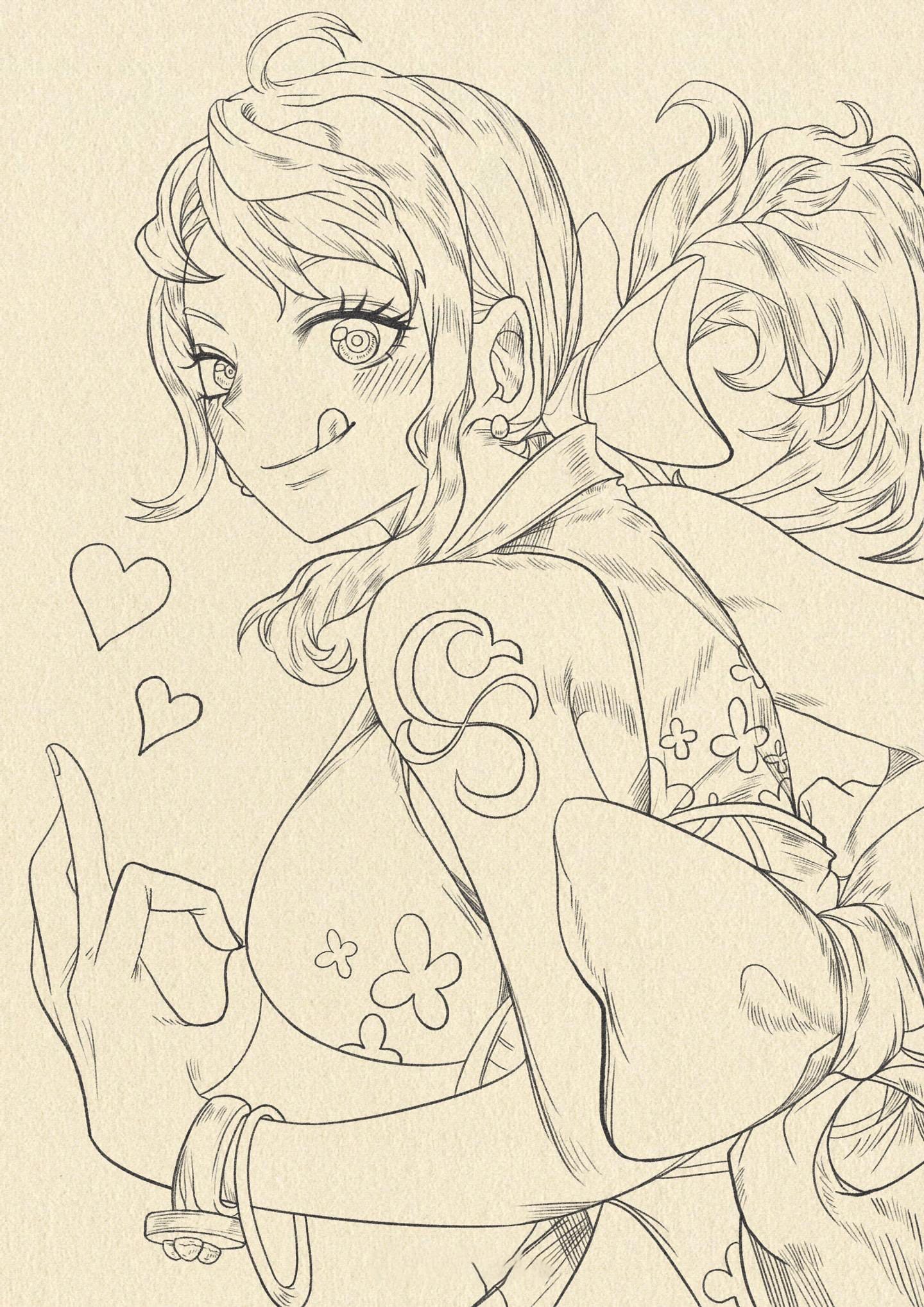 How To Draw Nami From One Piece – 2 Ways (With Pictures)