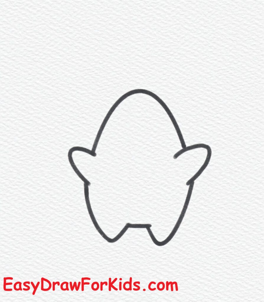 Patrick Drawing Cute Step 3