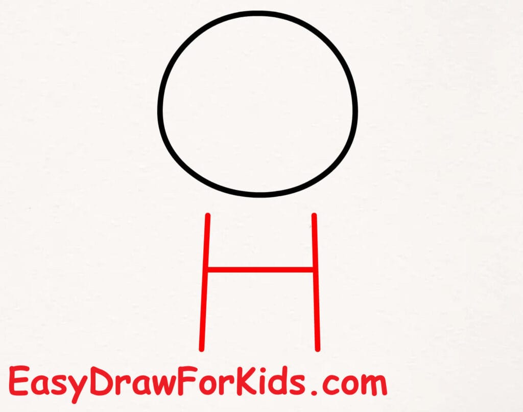 Spider Man drawing easy step 2