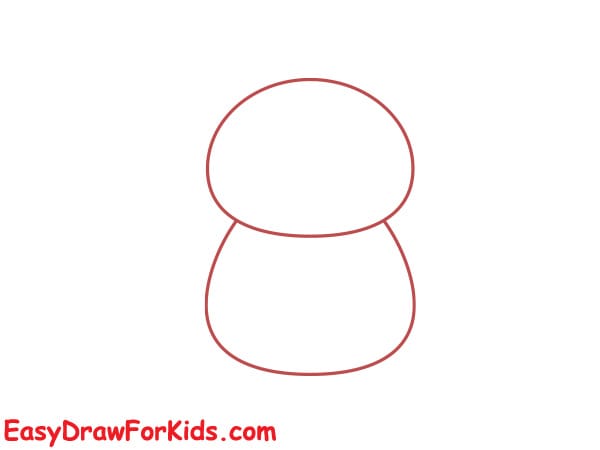 cartoon ladybug drawing step 1