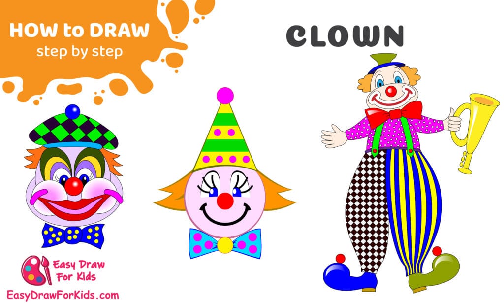 clown drawing