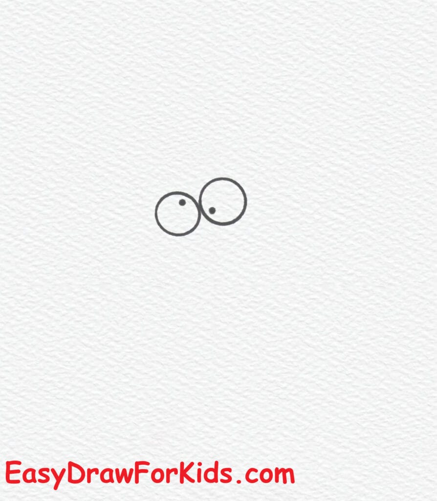 cute patrick star drawing step 1