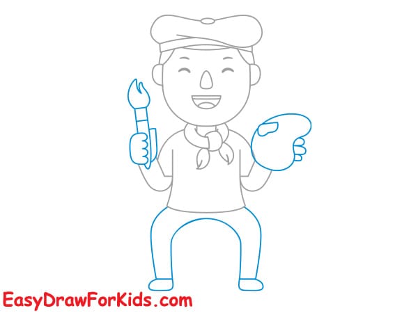 easy artist drawing step 6