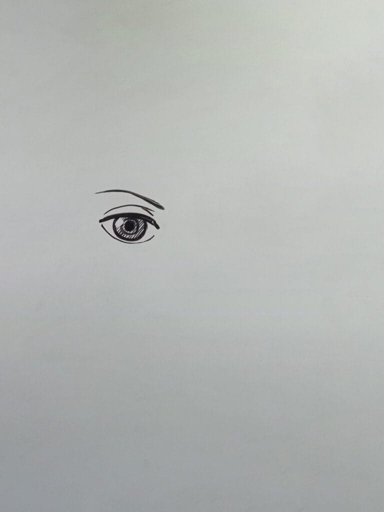 easy nico robin drawing step 1