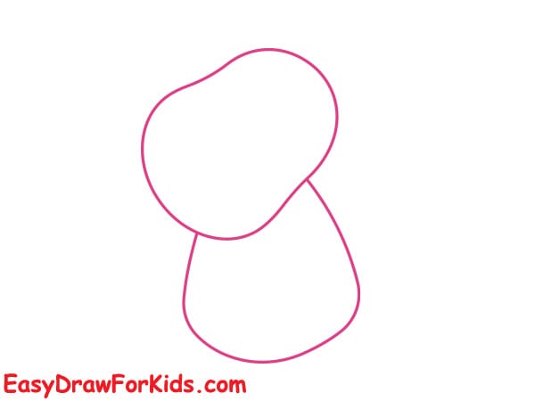 how to draw a confused buffalo step 2