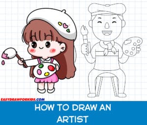 how to draw an artist