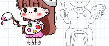 How To Draw An Artist – 2 Ways (With Pictures)