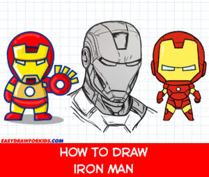 how to draw iron man