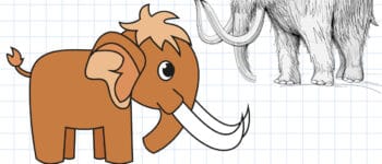 How To Draw A Mammoth – 2 Ways (With Pictures)