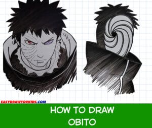 how to draw obito