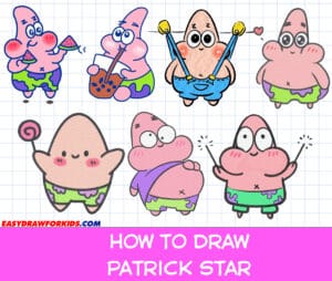 how to draw patrick star