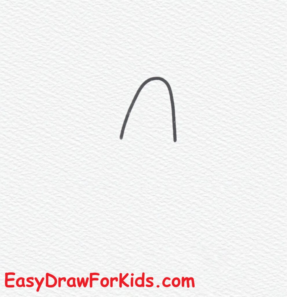 patrick star drawing easy step 1