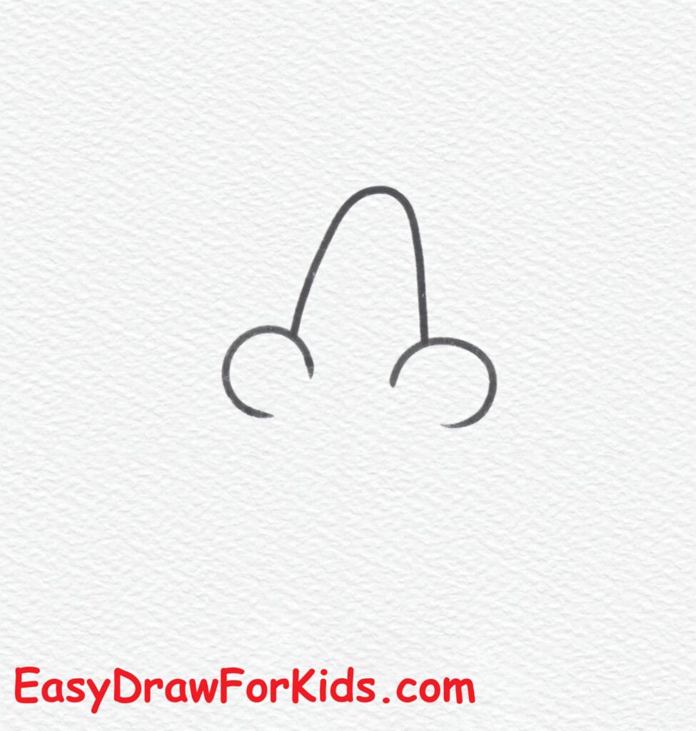 patrick star drawing easy step 2