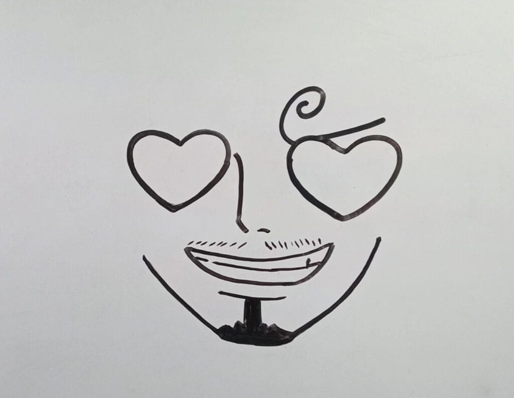 sanji fall in love drawing step 3