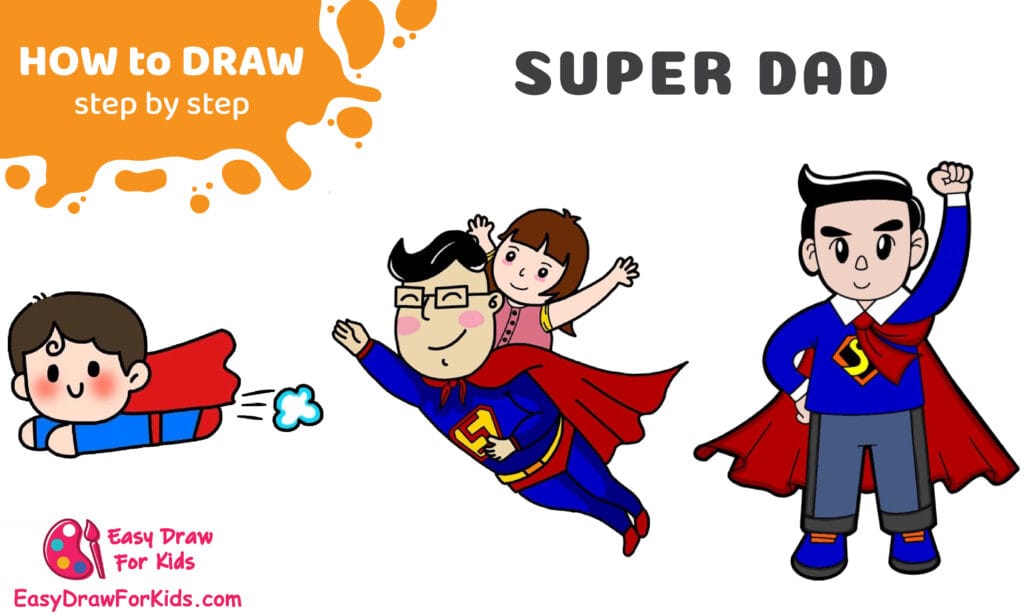 super dad drawing