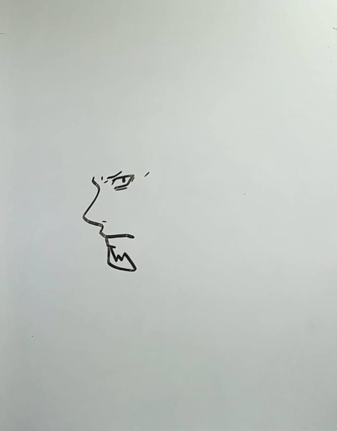 trafalgar law drawing easy step 2