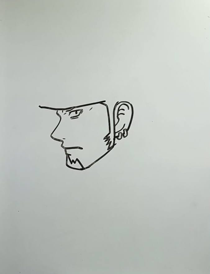 trafalgar law drawing easy step 3