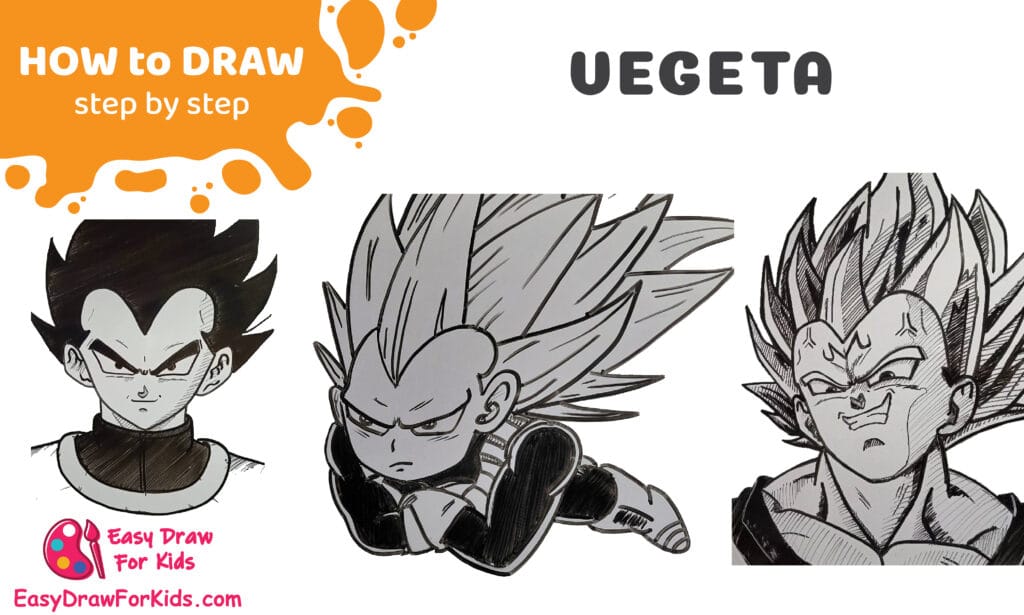 vegeta drawing