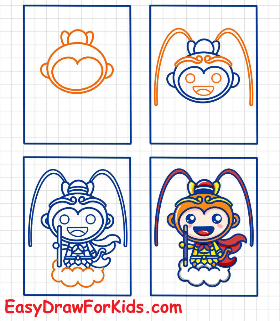 wukong drawing full body