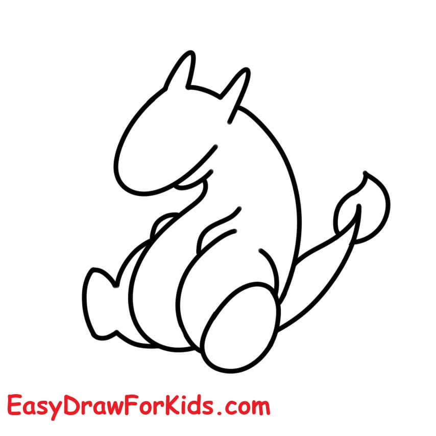 How to Draw Charizard from Pokemon step 5