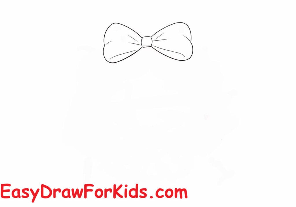 How to draw Snow White Cute step 1