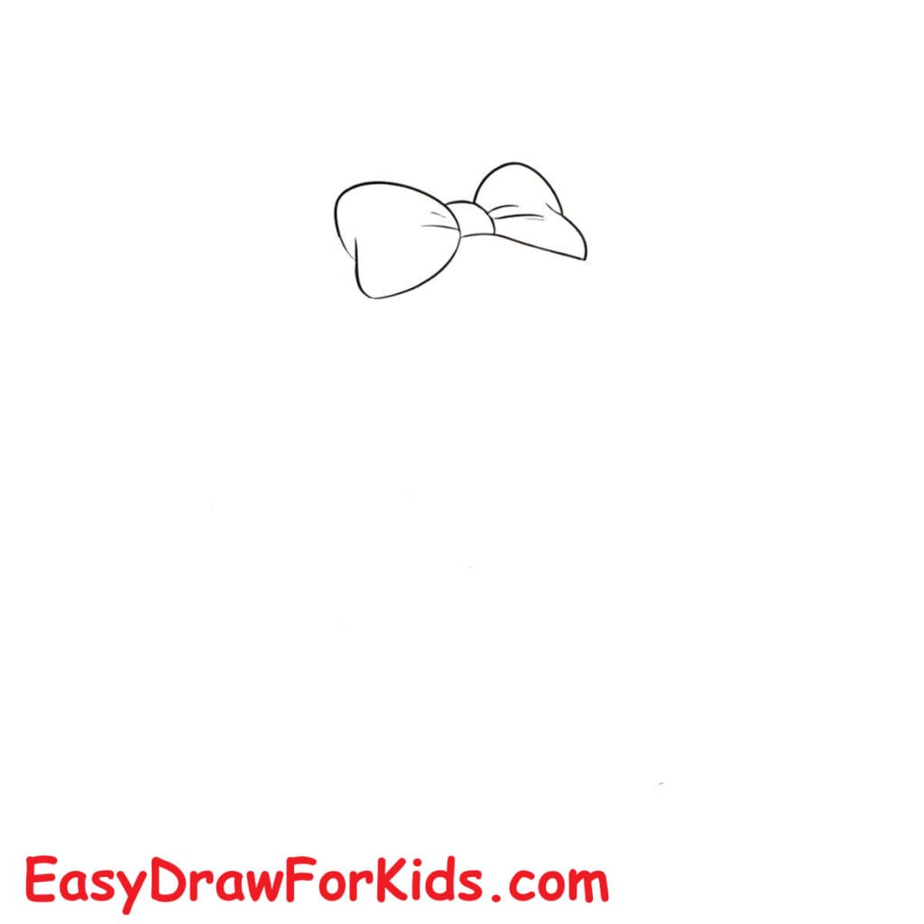 Snow White drawing Easy step 1