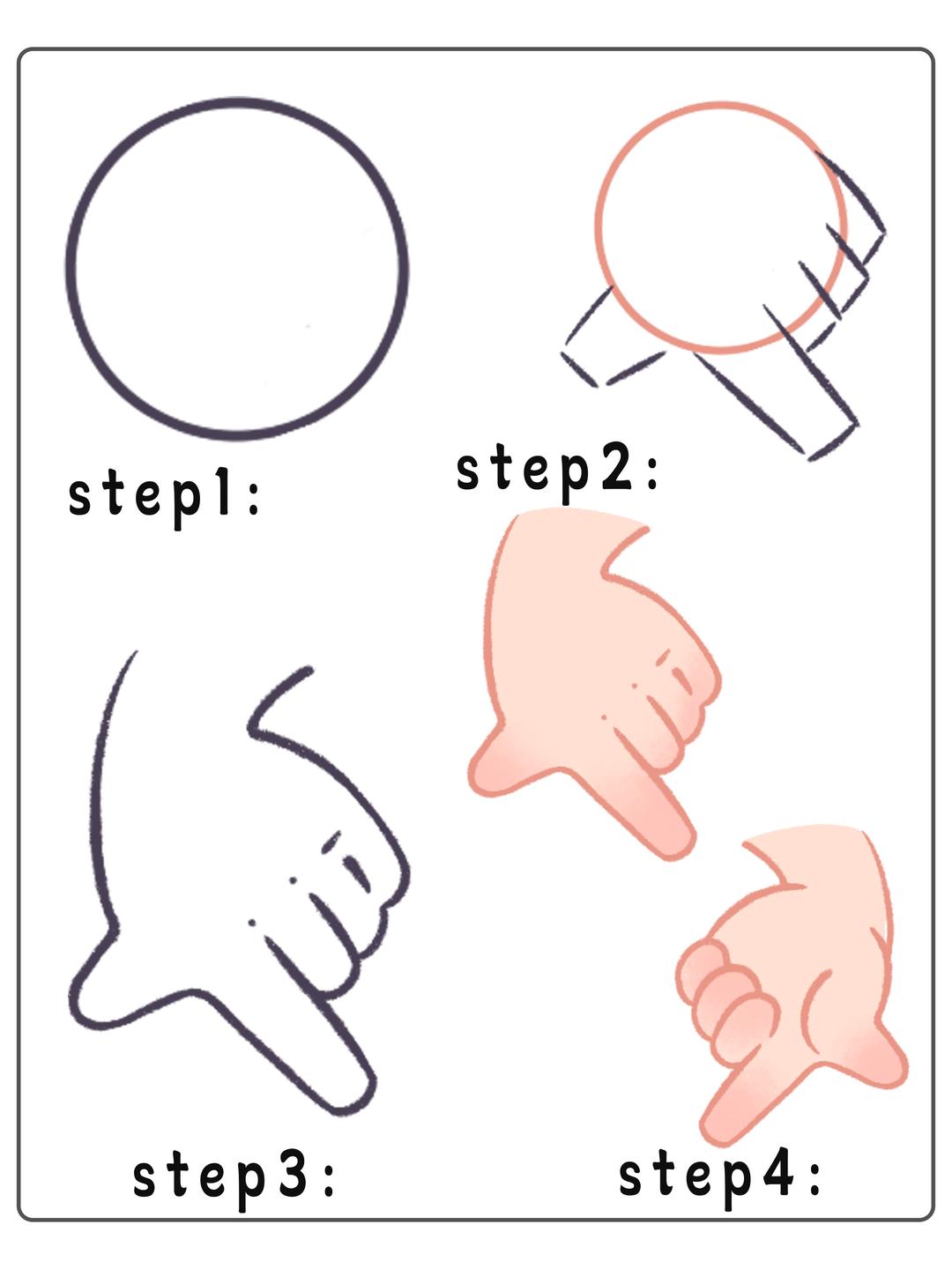 How To Draw Cute Cartoon Hands: 6 Easy Ways For Beginners